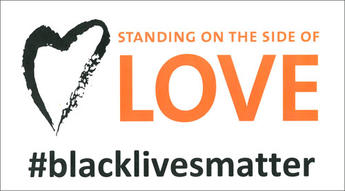 The UUCRT SUPPORTS THE BLACK LIVES MATTER MOVEMENT